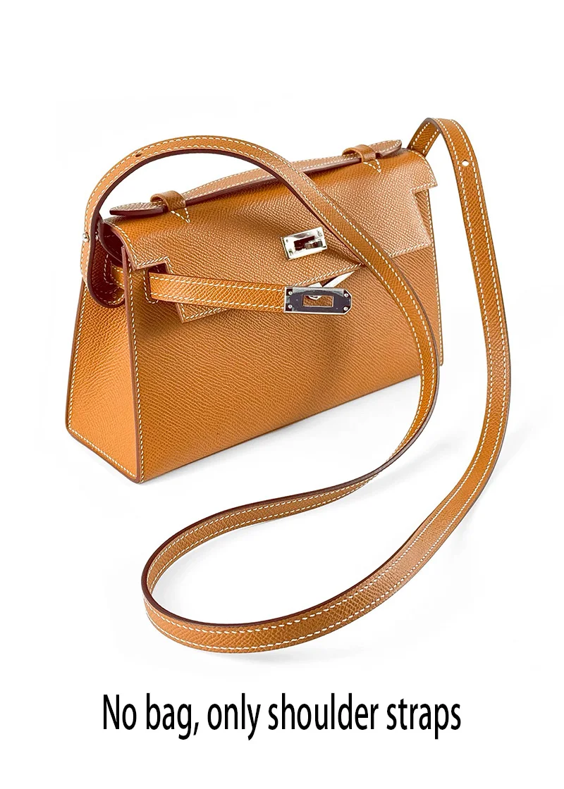 

1.3cm Wide Cowhide Bag Strap Suitable For Mini Kelly Bag Modification Shoulder Strap Swift Cowhide Epsom Cowhide Bag DIY