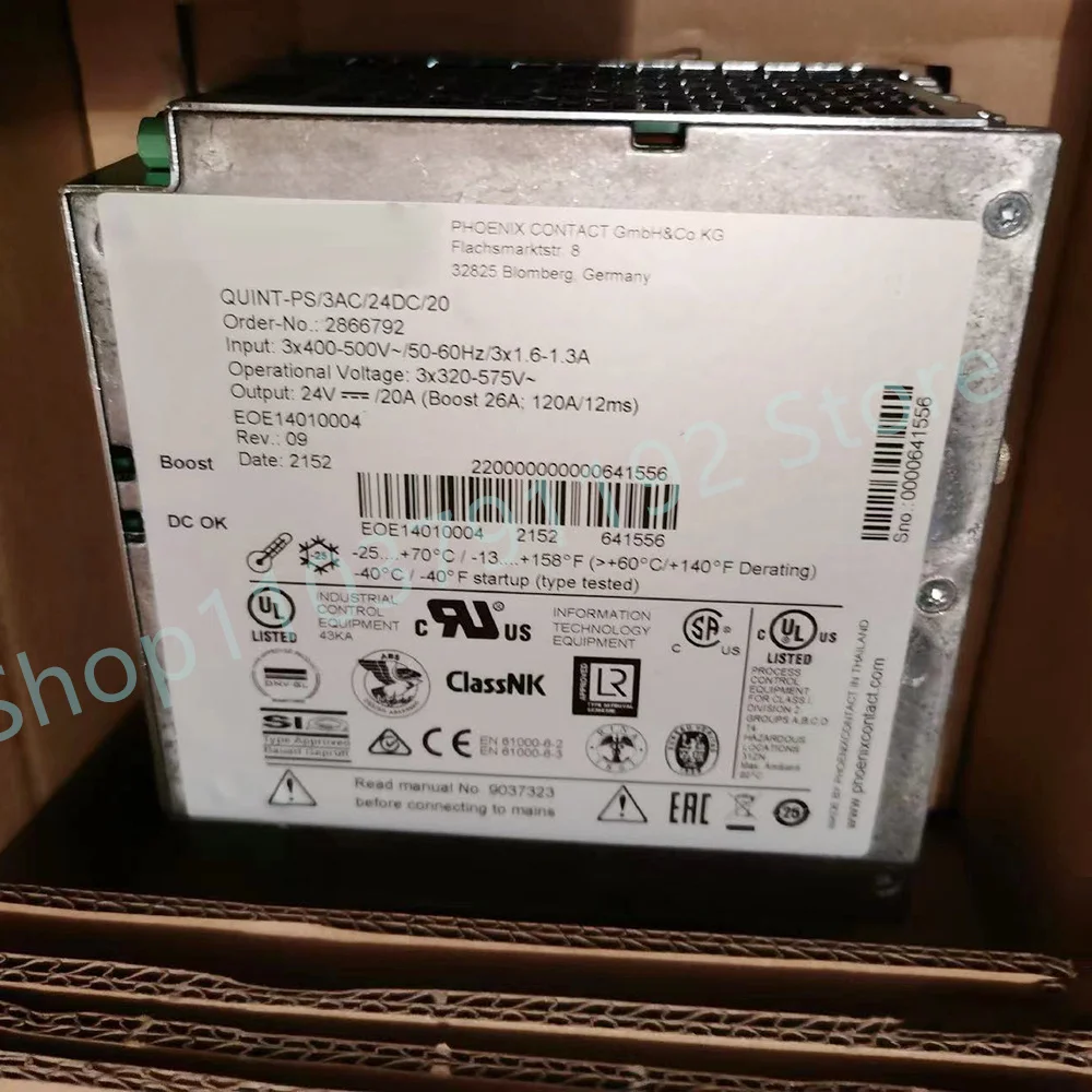 2866792 QUINT-PS/3AC/24DC/20  Power Supply