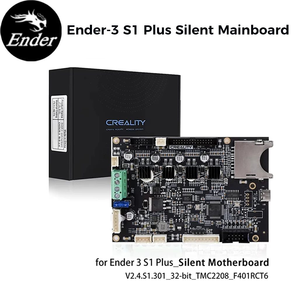 

Creality Official Original Ender-3 S1 Plus Silent Mainboard Upgraded Motherboard for Ender-3 S1 Plus