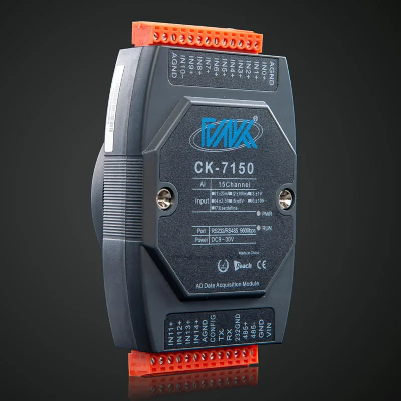 CK-7150 15-way single-ended current and voltage signal acquisition to rs485 analog module data collector intelligent engineering