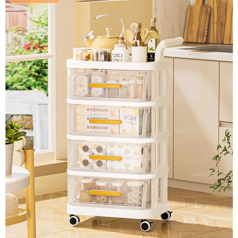 

Cart Trolley cart with wheels Storage cabinet Kitchen furniture plastics Wheelbarrow Storage furniture auxiliary car with wheels