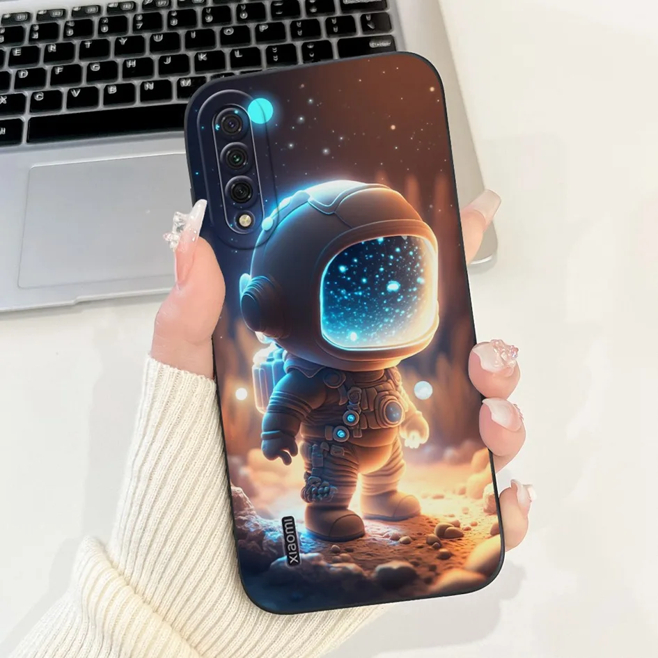 For Xiaomi Mi A3 Case MiA3 Shockproof Cover Cute Cartoon Panda Rabbit Soft Silicone Matte TPU Phone Case For Xiaomi Mi CC9e Capa