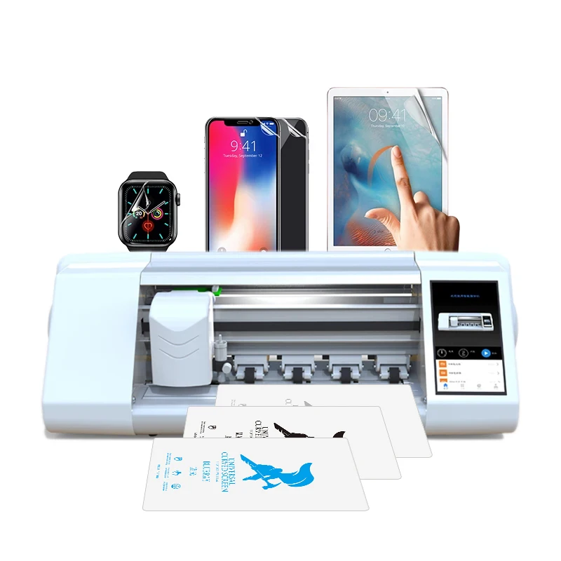 Mobile Phone Back Skin Cutter Hydrogel Film Sheet Plotter Nano Screen Protector Cutting Machine Kit for Business Ideas