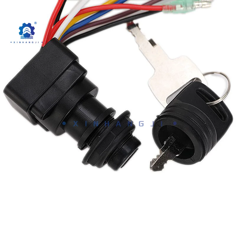 Lgnition Assy Chave Interruptor para Motores de popa Yamaha, Caixa de Controle, Acessórios de Barco, 703-82510-43-00, 703-82510-43