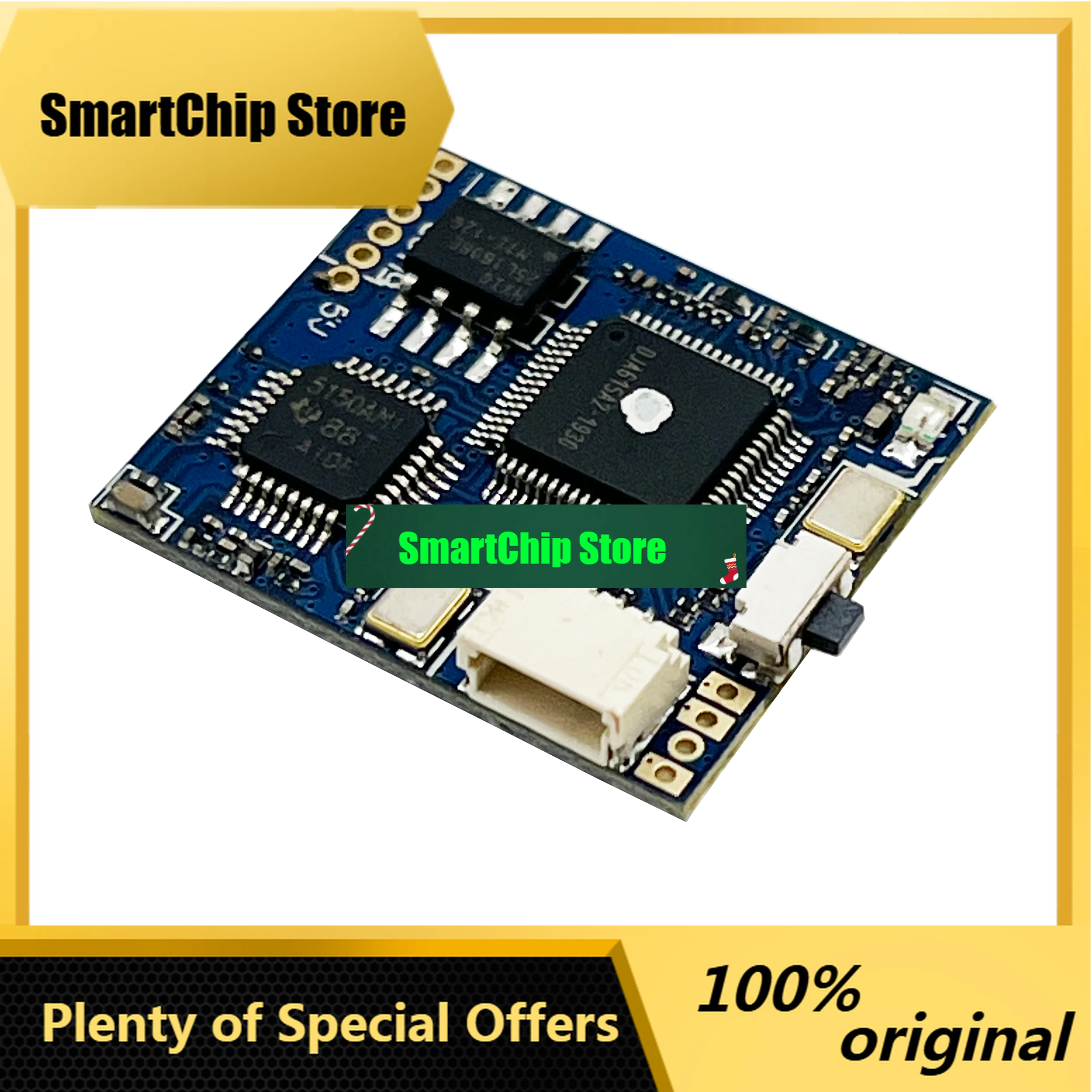 SmCpFlytoFPV D01 Ultra Small Size FPV Analog Audio And Video Storage Module, Supports CVBS Input, And Supports Up To 32GB Storag