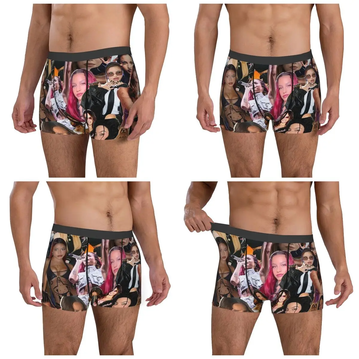 الملاكم السروال السراويل MP3 إميليا Mernes سراويل الرجال ملابس داخلية جيدة التهوية ل أوم رجل صديقها هدية