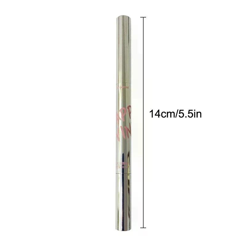 ดินสอเขียนขอบปากเนื้อแมทท์แบบสองหัว 1 ชิ้น พร้อมแปรงทาปากแบบฟูฟ่อง ติดทนนาน เนื้อกำมะหยี่ ลิปสติกเนื้อแมทท์แบบละอองน้ำ สำหรับเขียนขอบปาก