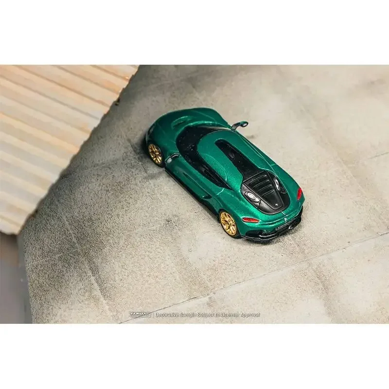 Prevendita Tarmac Works 1:64 Koenigsegg Gemera Green Diecast Collezione di modelli di auto Giocattoli TW