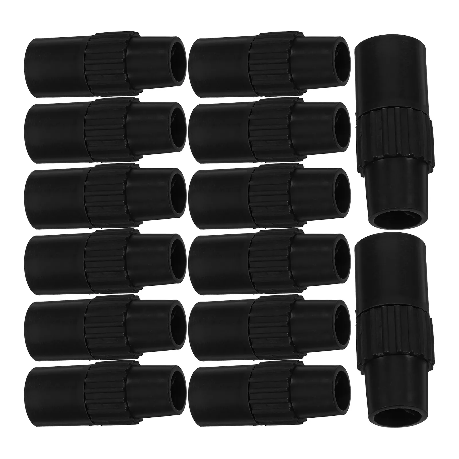 

20Pcs Plastic Tension Rod Shelf Lock Clip Adjustable Closet Hardware for Wire Rack Shelving Small Tension Rods Support Clip