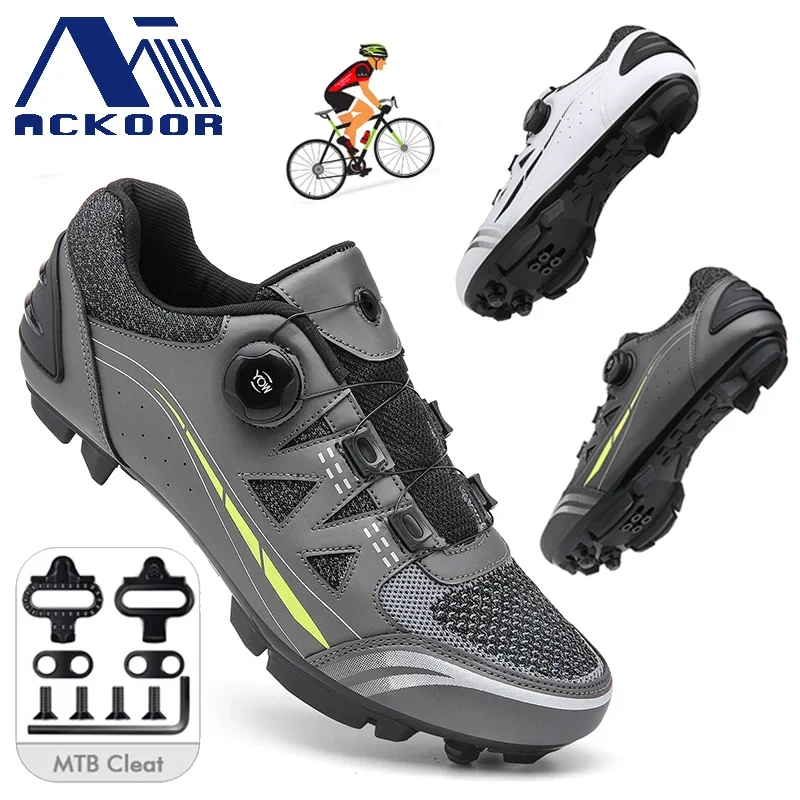 2023 cycling shoes mtb bike sneakers cleat Non-slip Men\'s Mountain biking shoes Bicycle shoes spd road footwear speed Spd Pedal