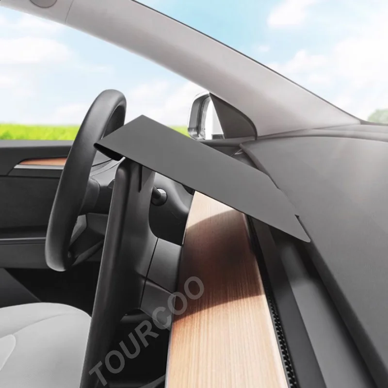 For Tesla Model 3 Y Model 3 Highland Center Console Screen Protector Magnetic Cover Dustproof Sunshade Cover