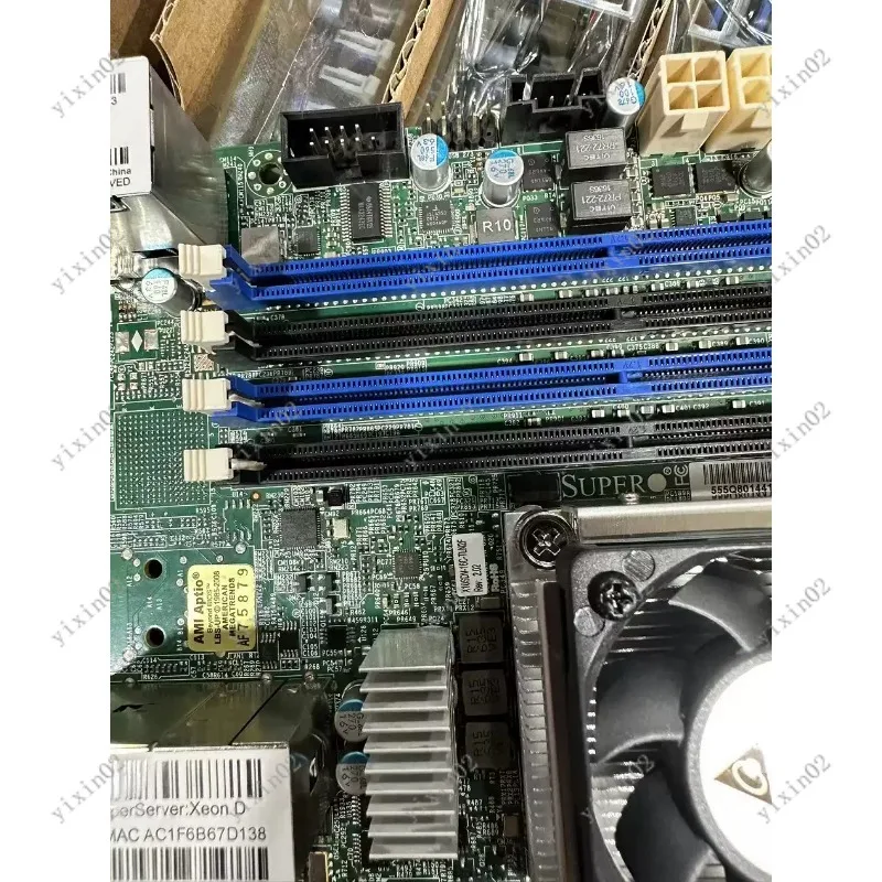 

Материнская плата X10SDV-16C-TLN2F ITX с процессором XEON D1581 и двумя портами 10G LAN для NAS-сервера