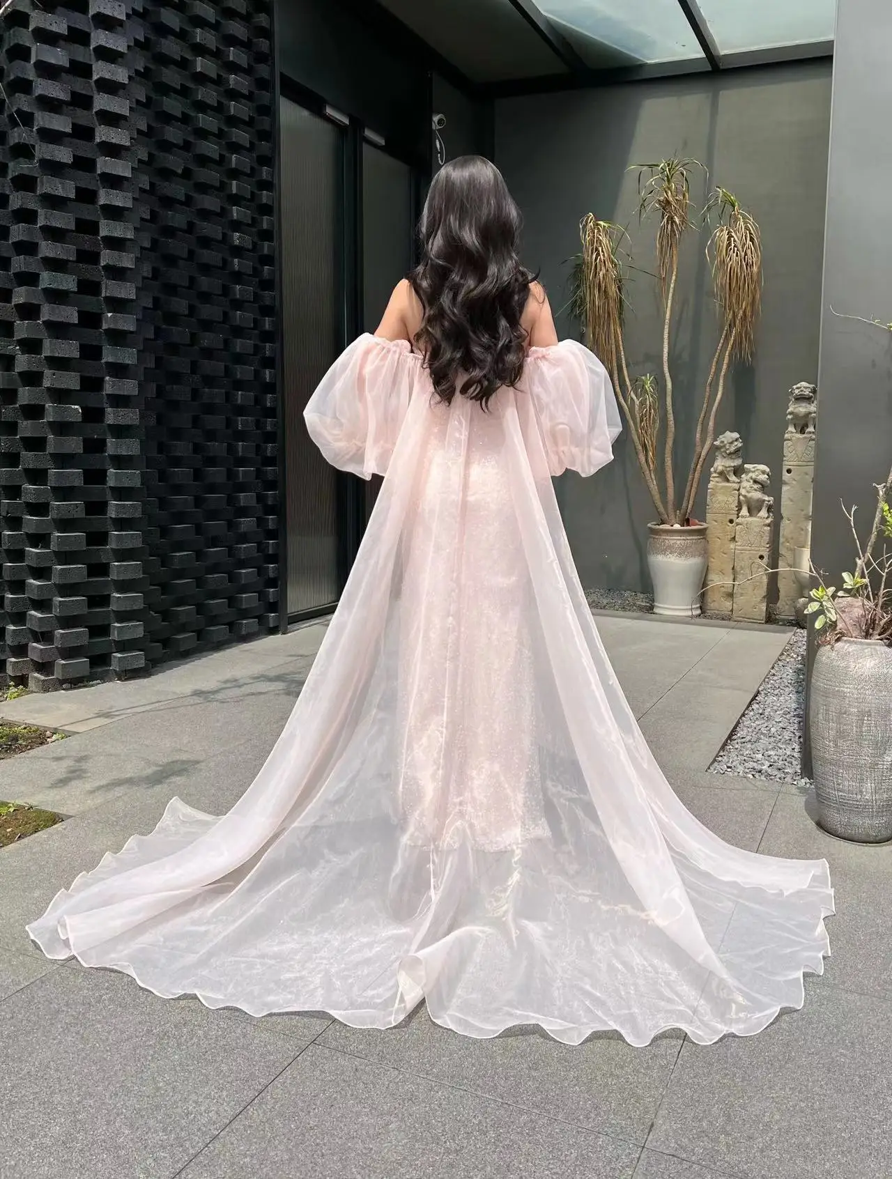 (تخفيضات) فساتين شاليمار تشانغ الوردية أزياء فستان سهرة مثير فستان حفلة فاخر حسب الطلب