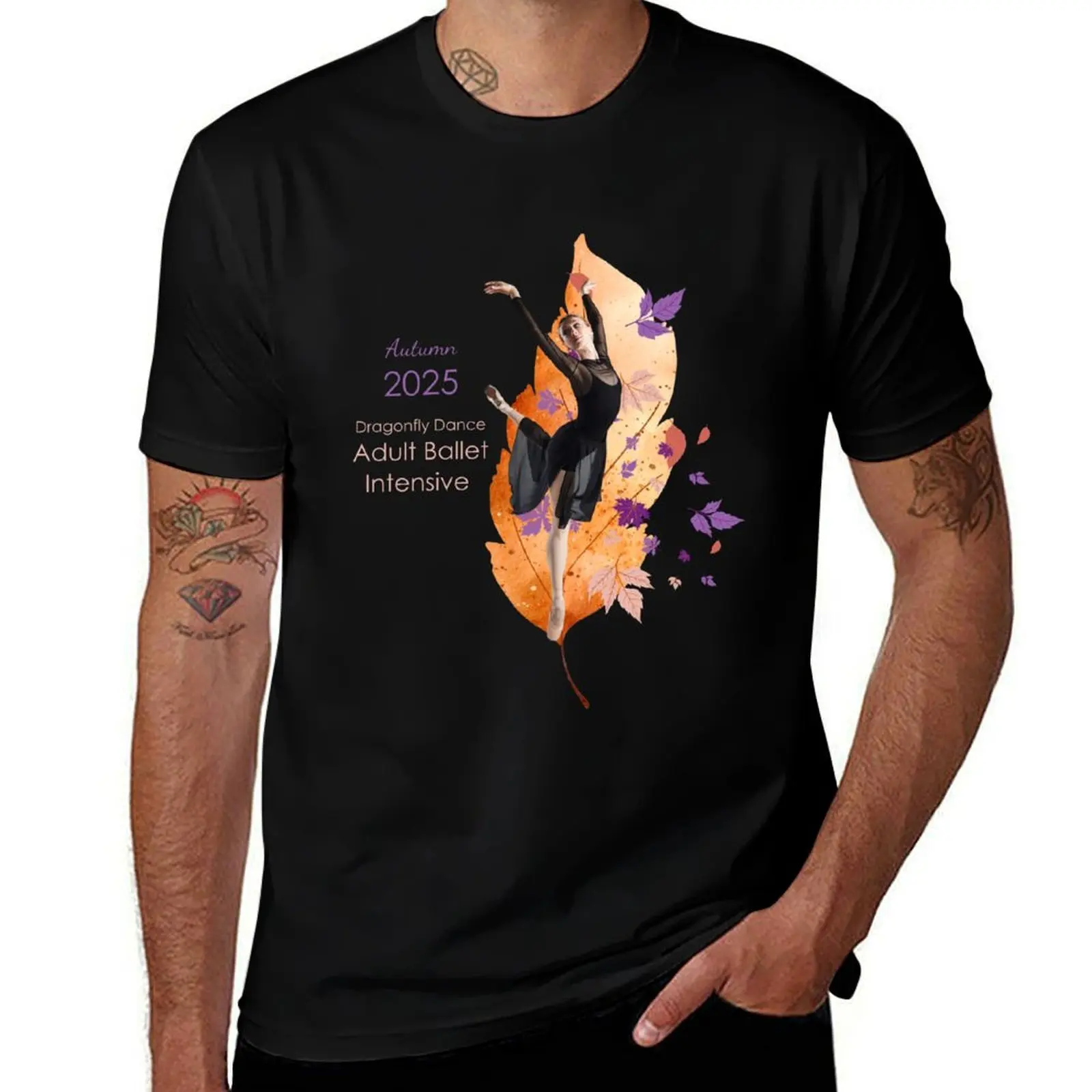 

Ballet Intensive 2025 - for dark background T-Shirt Work Wear Short Sleeve T-Shirt