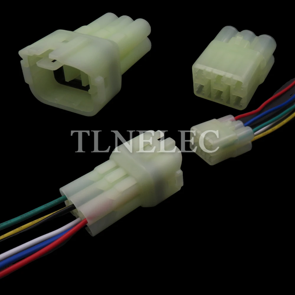 6 Pin Way Automobile Oxygen Sensor Sealed Connector With Wires Car Wire Cable Sockets 6189-6171 6180-6181