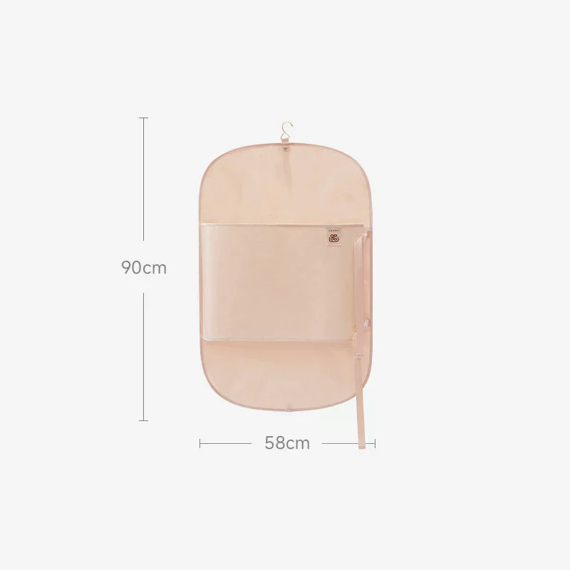 Dustproof Clothing Compression Board Large Capacity Foldable Clothes Dust Cover Protective Reusable Garment Bag Cover Travel1PC - view 5