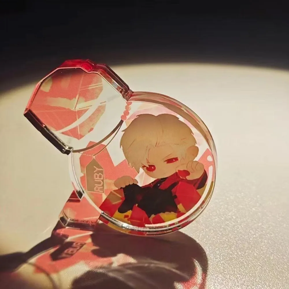 الحب والمساحة العميقة شفافة متمنيا حامل زجاجة Caleb Sylus Rafayel Xavier Zayne تأثيري الاكريليك سميكة اللوحة الدائمة