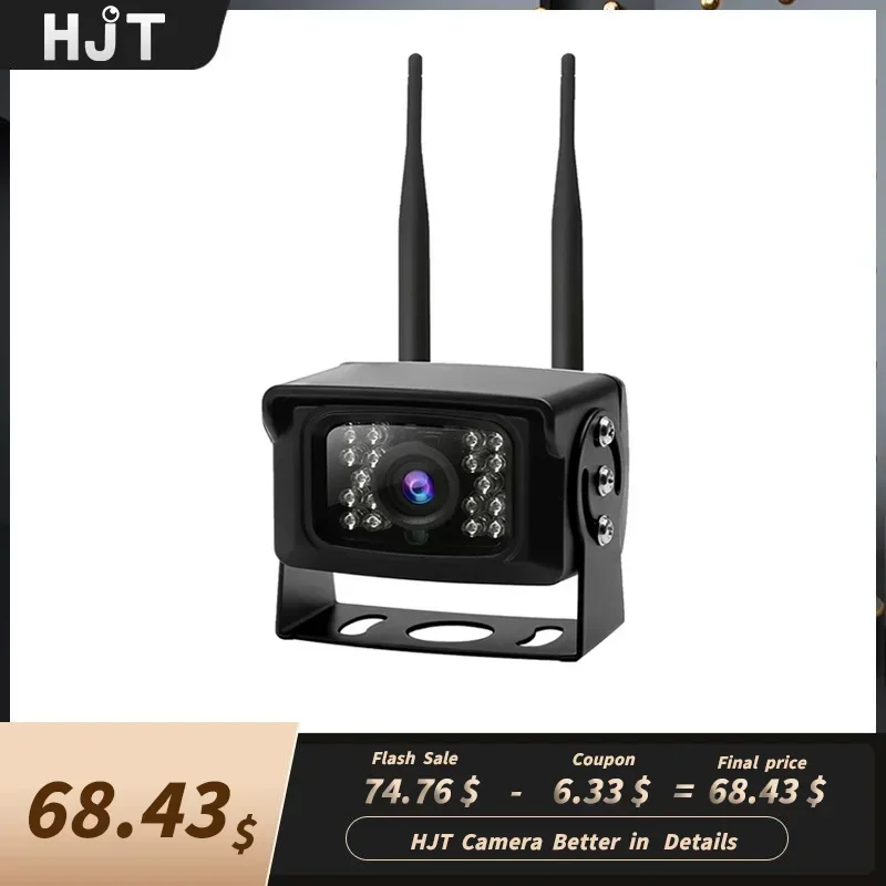 HJT Full HD 940nm 5MP 4G SIM Card WIFI IP Camera Waterproof Audio  ONVIF CCTV Surveillance P2P For Car Security Outdoor Camhi