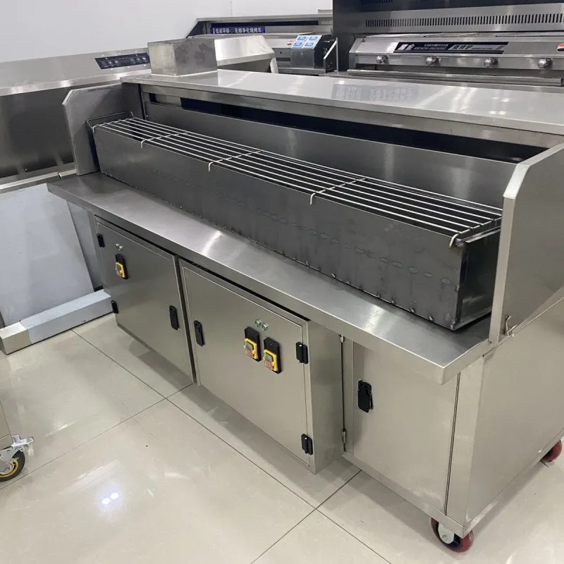 

Hydropower Composite Smokeless Purification Barbecue Truck Commercial Barbecue Fume Purifier Environmental Protection