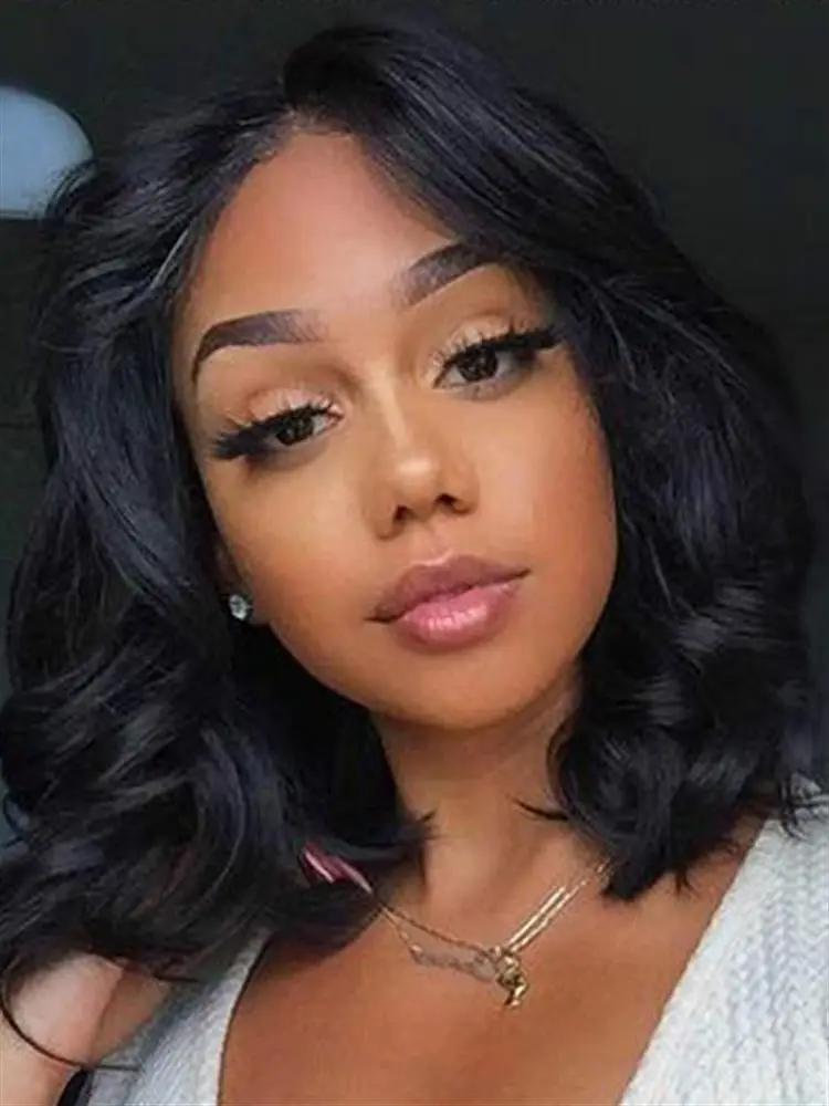 

Новый женский парик средней длины с завитками Bla rican с боковым разрезом, большая волна, высокотемпературный шелковый чехол на голову, замена волос на каждый день