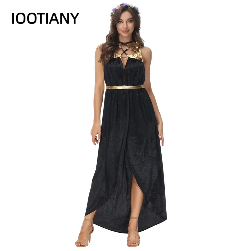 CosplaySexy القديمة اليونانية آلهة الكبار النساء هالوين زي تأثيري حلي الأميرة المصرية كليوباترا فستان بتصميم حالم حفلة الدكتور