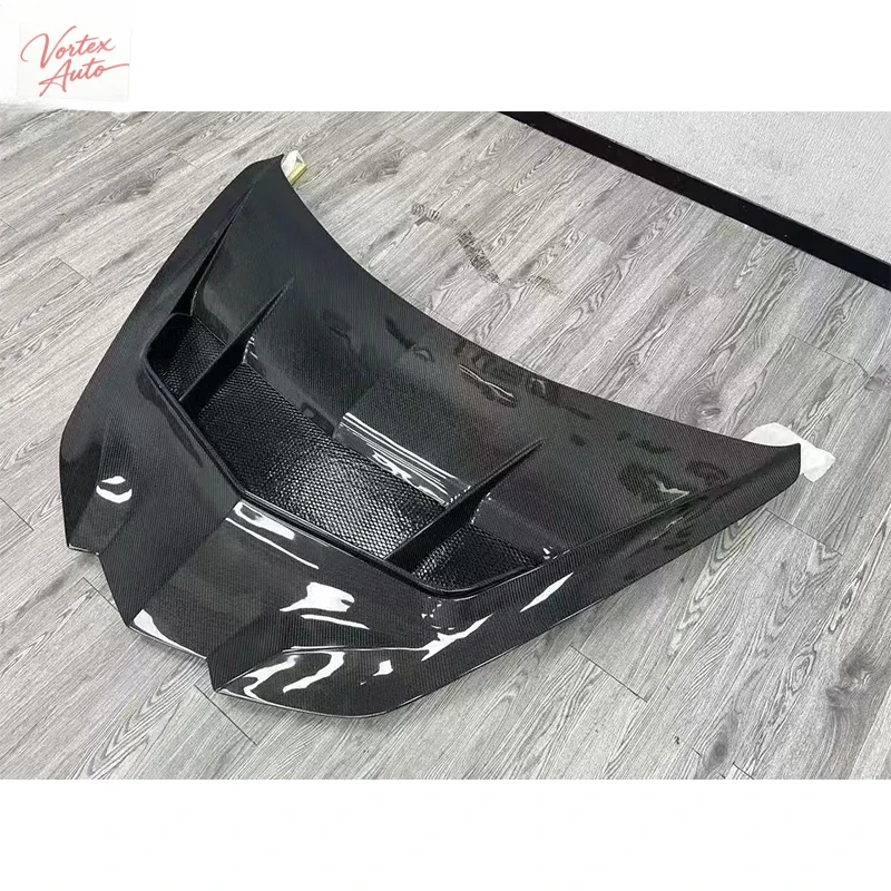 

For Chevrolet Corvette C8 ZR1 Style Carbon Fiber Hood Large Vented Opening High Quality Performance Perfect Fitme