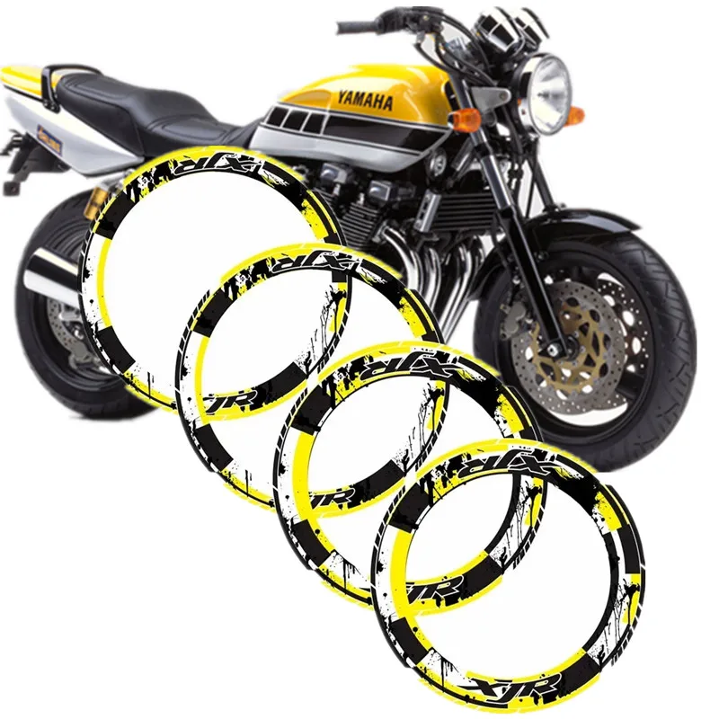 For YAMAHA XJR 1200 1300 XJR1200 XJR1300 Motorcycle Parts Contour Wheel Decoration Decal Sticker - 3