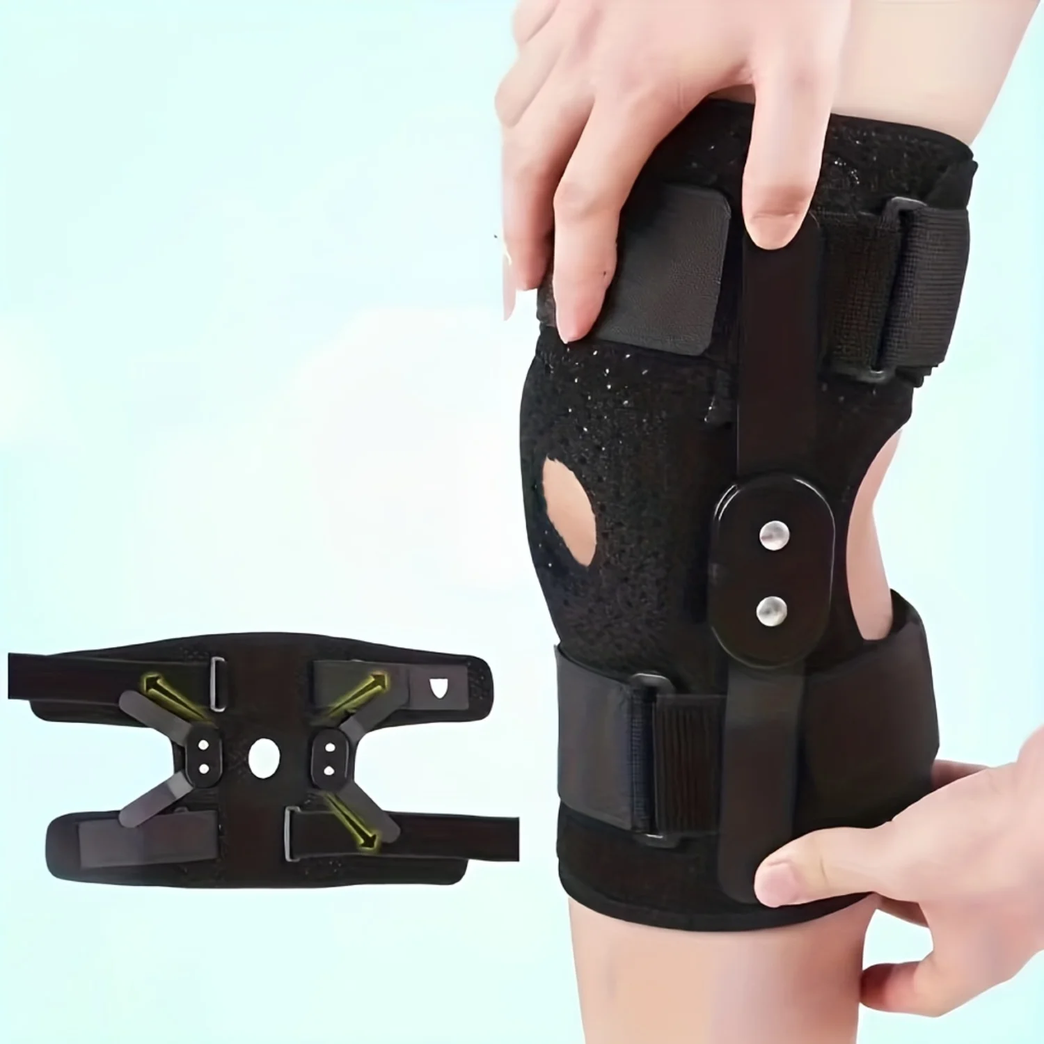 Steel Plate Fixed Knee Pad - Supports Up To 100kg with Secure Fit and Comfort