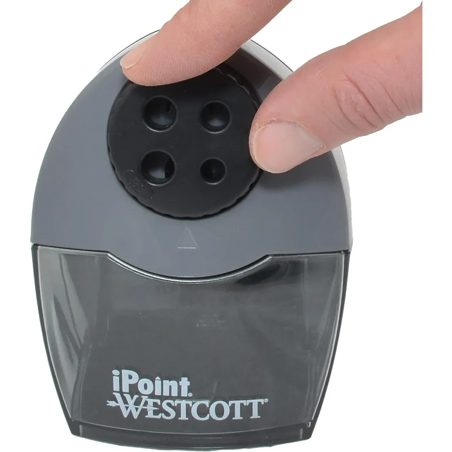 Compact Electric Multi Hole Horizontal Pencil Sharpener for Office and School Use Efficiently Sharpens Multiple Pencils at Once