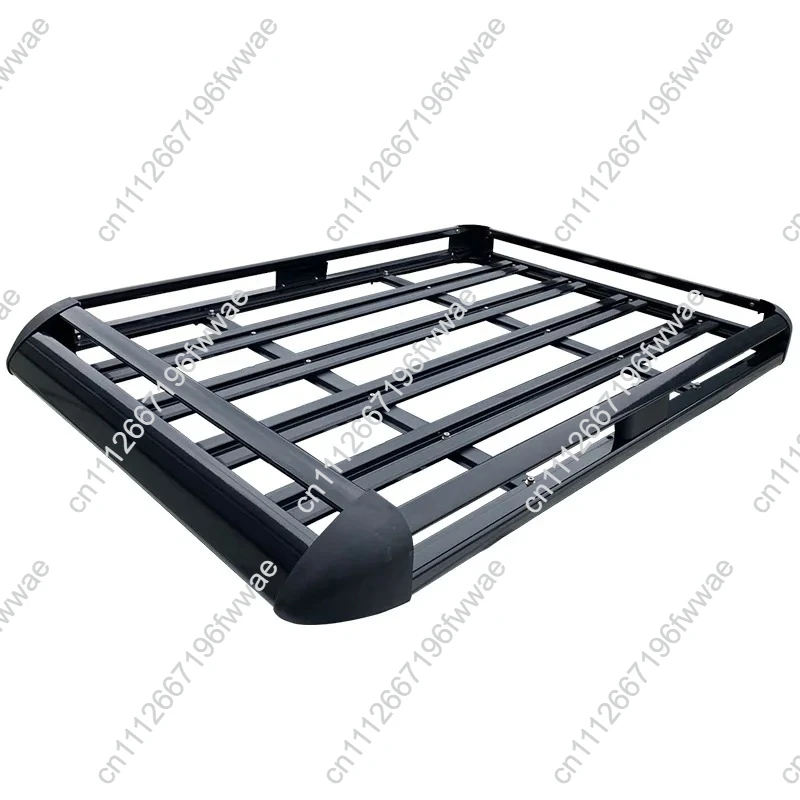For Single frame car luggage rack frame shelf car thickened aluminum alloy roof frame modified car SUV universal black