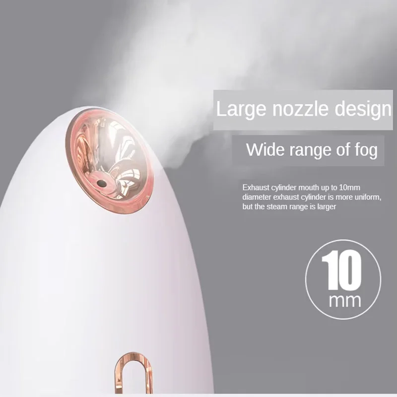 Portable Sauna Magnifying In Nano Spray Facial Vaporizer Steamer With Mist Hot Mini And Cold Ozone Lamp Machine Ionic Hair Spa