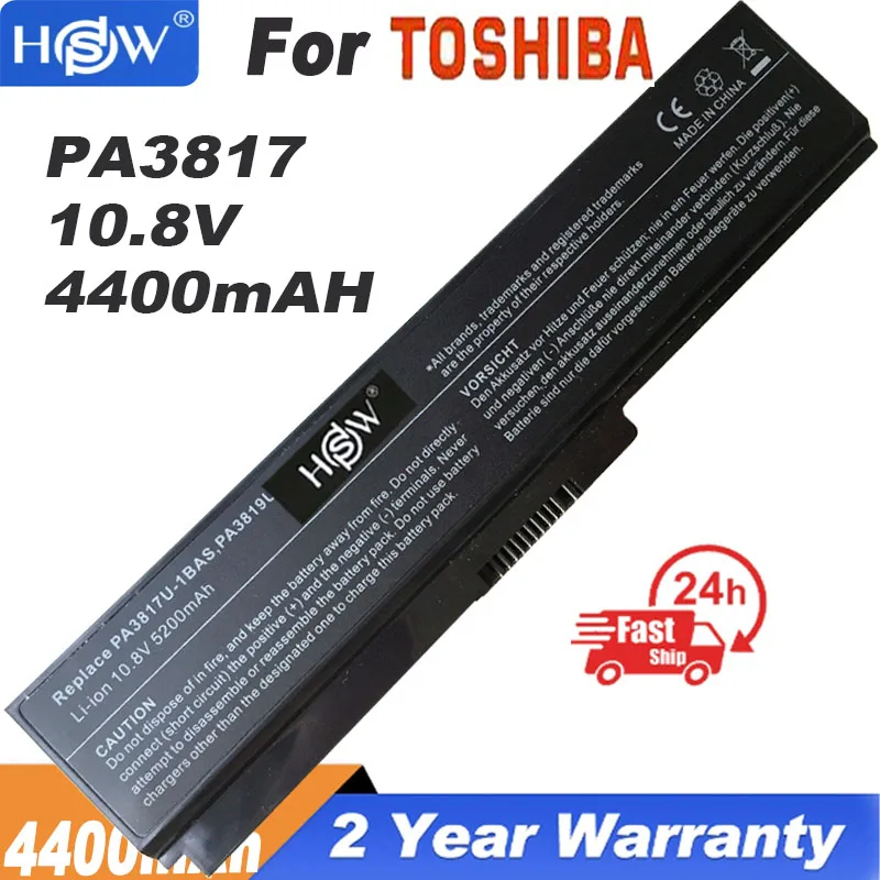 

6 Cells Battery For TOSHIBA Satellite L645 L655 L700 L730 L735 L740 L745 L750 L755 PA3817U-1BRS 3817 PA3817 PA3817U