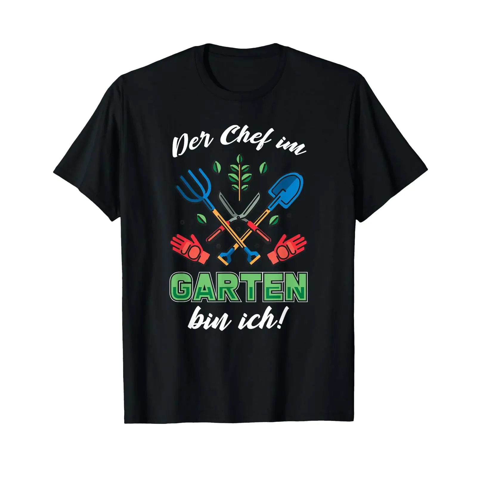 Funny Gardener Der Chef im Garten bin ich Slogan T Shirt vintage Washed streetwear Unisex fashion Top For Everyday Wear