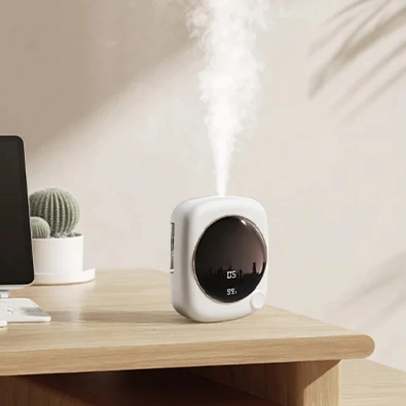 Automatic Aromatherapy Diffuser Machine Air Fragrance Air Freshener Humidifier Aroma Essential Oil Dispenser for Toilet Bathroom view 2