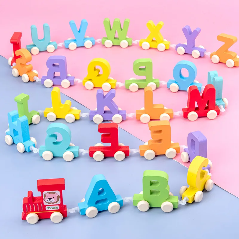 Learning Resources Puzzle ABC Bois – 26 Jetons Phonétiques – Pince Incluse – Montessori – Cadeau 3-5 Ans