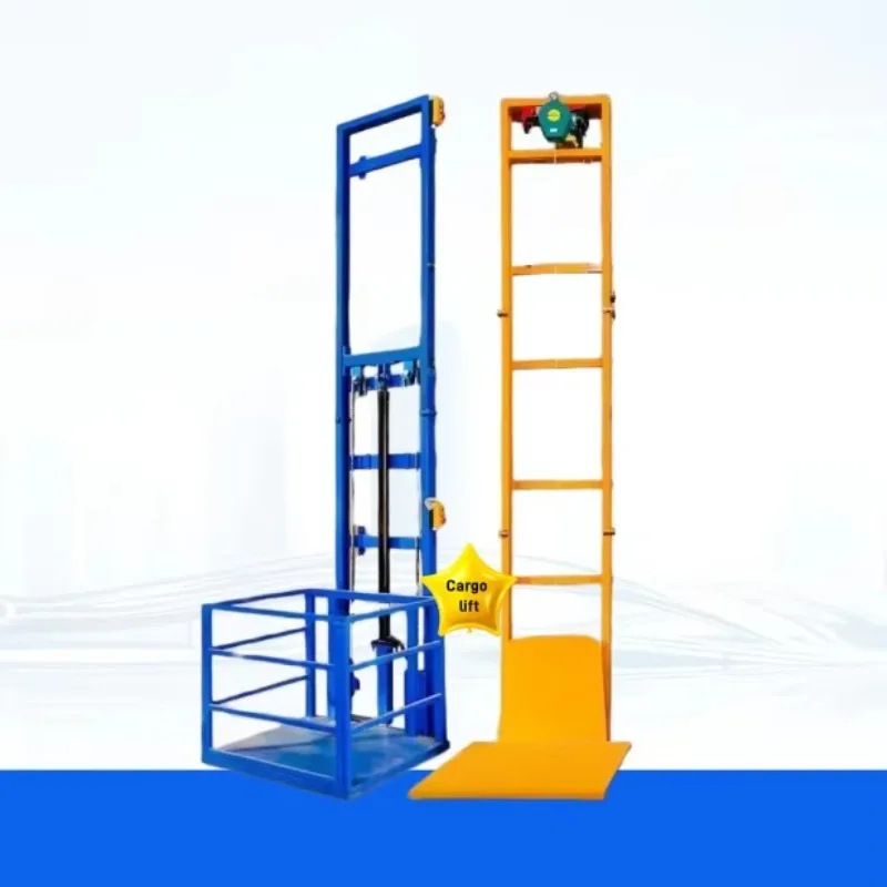 

[Best-Selling] Customizedized Rail Lift Platform Workshop Chain Electric Fixed Hydraulic Rail Lift Platform Warehouse Cargo Elev