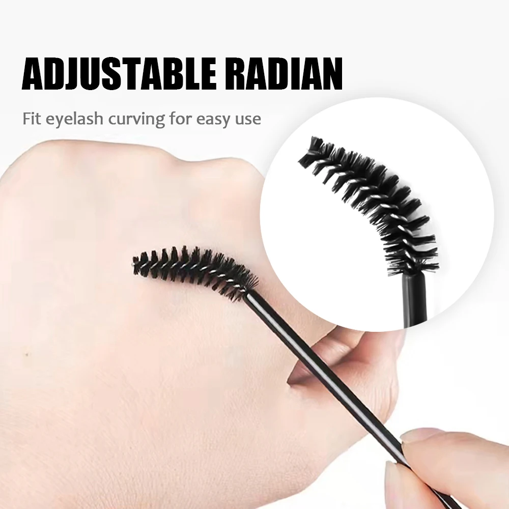 MASSCAKU Mascara Waterproof Eyelash Brush Cluster Tool Comb Type Cosmetics Products Supplies Easy-grafting Micro Brush