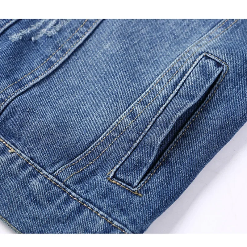 2024 nuova giacca di jeans da donna autunno manica lunga giacca di jeans casual bomber giacca corta girocollo vintage capispalla femminile