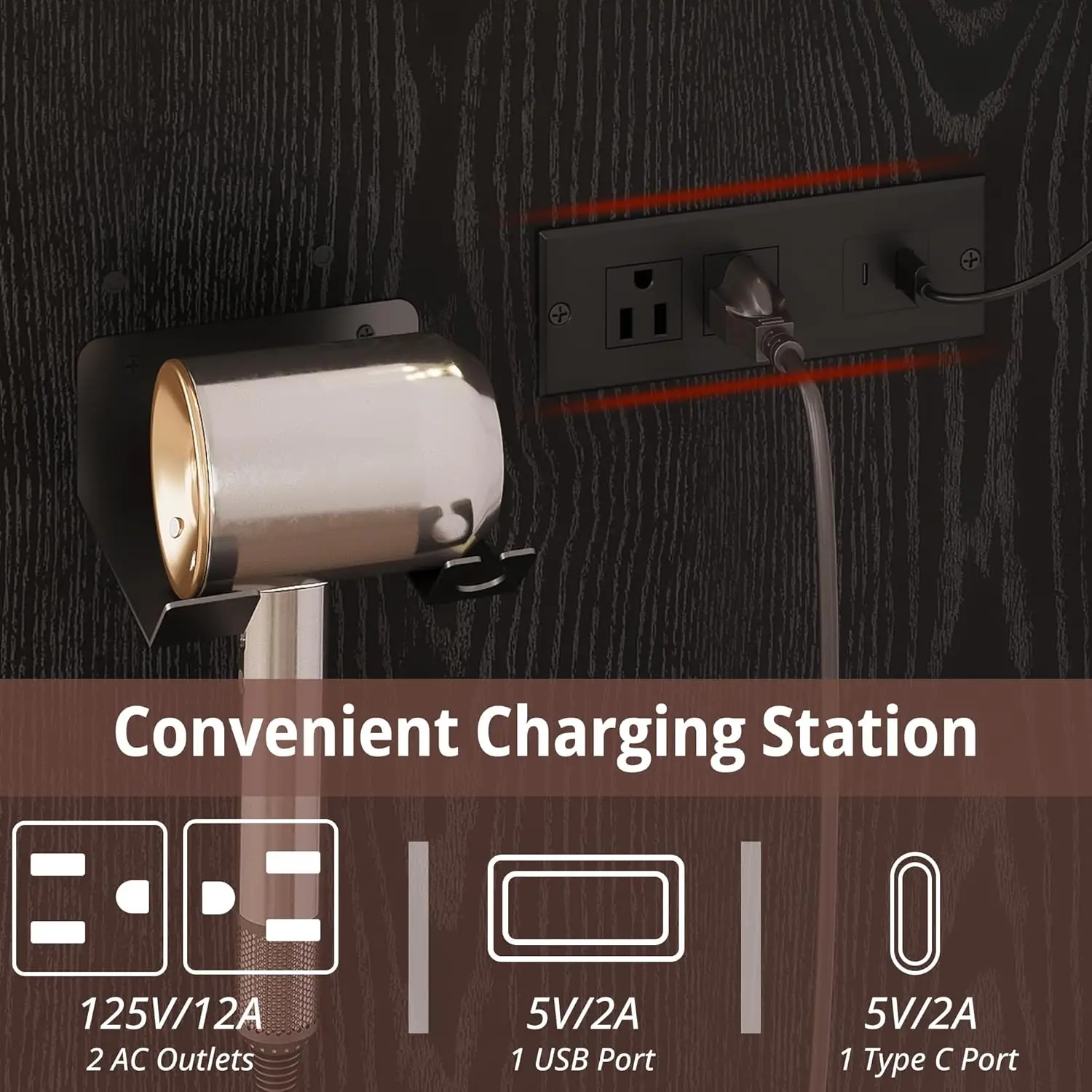 مكتب زينة من IRONCK مع مرآة وأضواء، طاولة زينة صغيرة للمكياج مع 5 أدراج، طاولة تزيين لغرفة نوم الفتيات والنساء