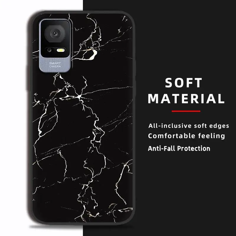 Fashion Design protective Phone Case For TCL 405/406/408/T506S Back Cover Cover Dirt-resistant TPU Anti-knock Full wrap