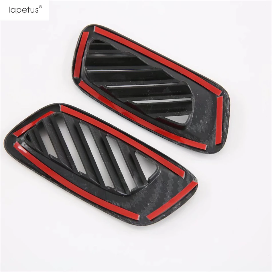 

Car Dashboard AC Air Conditioning Outlet Vents Frame Cover Trim For GAC Trumpchi Empow 2022 - 2025 ABS Carbon Fiber Accessories