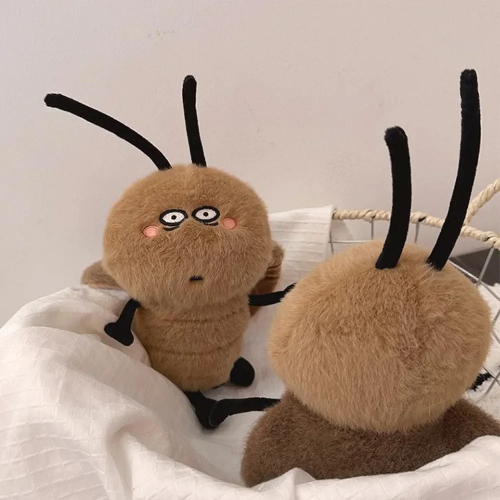 Muñeco de cucaracha creativo, juguete de peluche divertido y bonito para recuerdos de bebé, colgante de regalo de cumpleaños, decoración del hogar, accesorios de fotografía