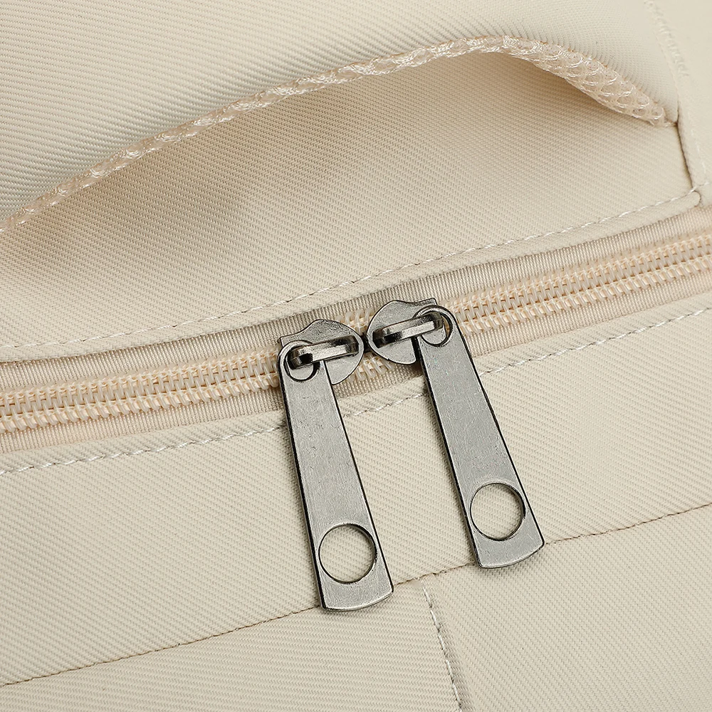 College-Student Rucksack wasserdichte Leinwand solide Bücher Tasche Männer Frauen einfache Reise Rucksäcke Schuljunge Mädchen 16-Zoll-Laptoptaschen – Detail 11