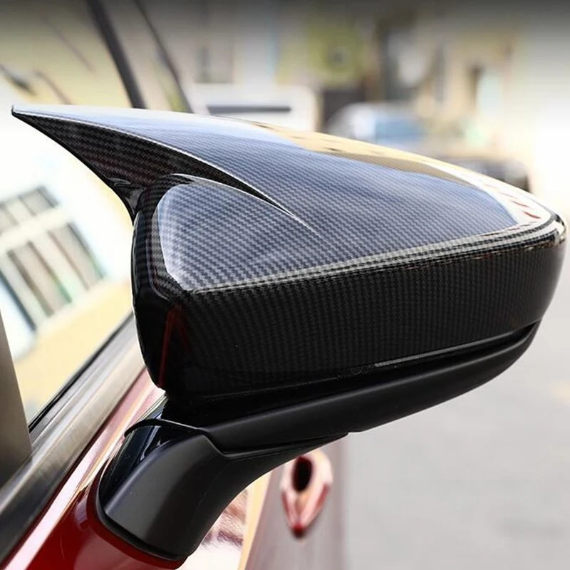 For Mazda CX30 CX-30 2020 2021 Car Rearview Mirror Cover Side Wing Mirrors Cap Carbon Case Exterior Modification Accessories