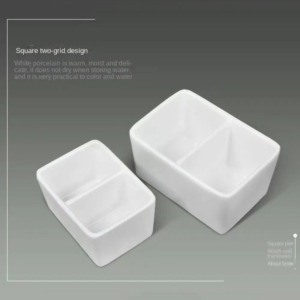 أداة الرسم لوحة غسيل السيراميك لوحة الحبر لوحة الألوان المائية السيراميك غسالة الخط الأبيض الكبير الألوان المائية #4