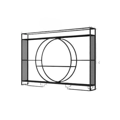 

Wall, decoration, metal rack, wine cabinet, wall-mounted
