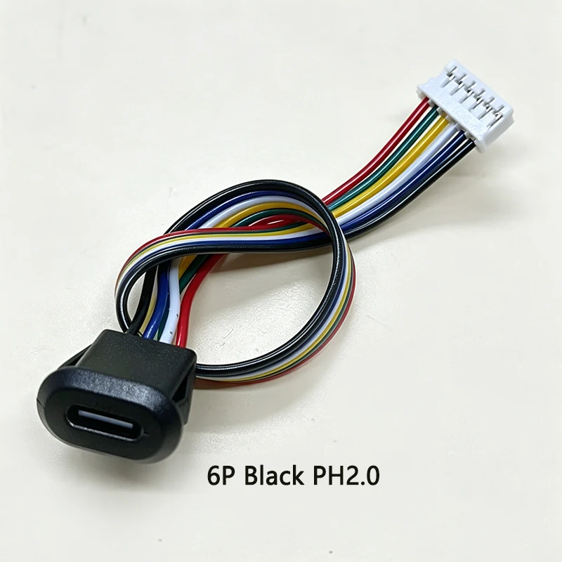  Ovaler USB-C-Ladeanschluss mit 2/4/6 Pins und Kabelbaum für DIY-Elektronik, Powerbanks und kleine Gerätemodifikationen – Detail 16