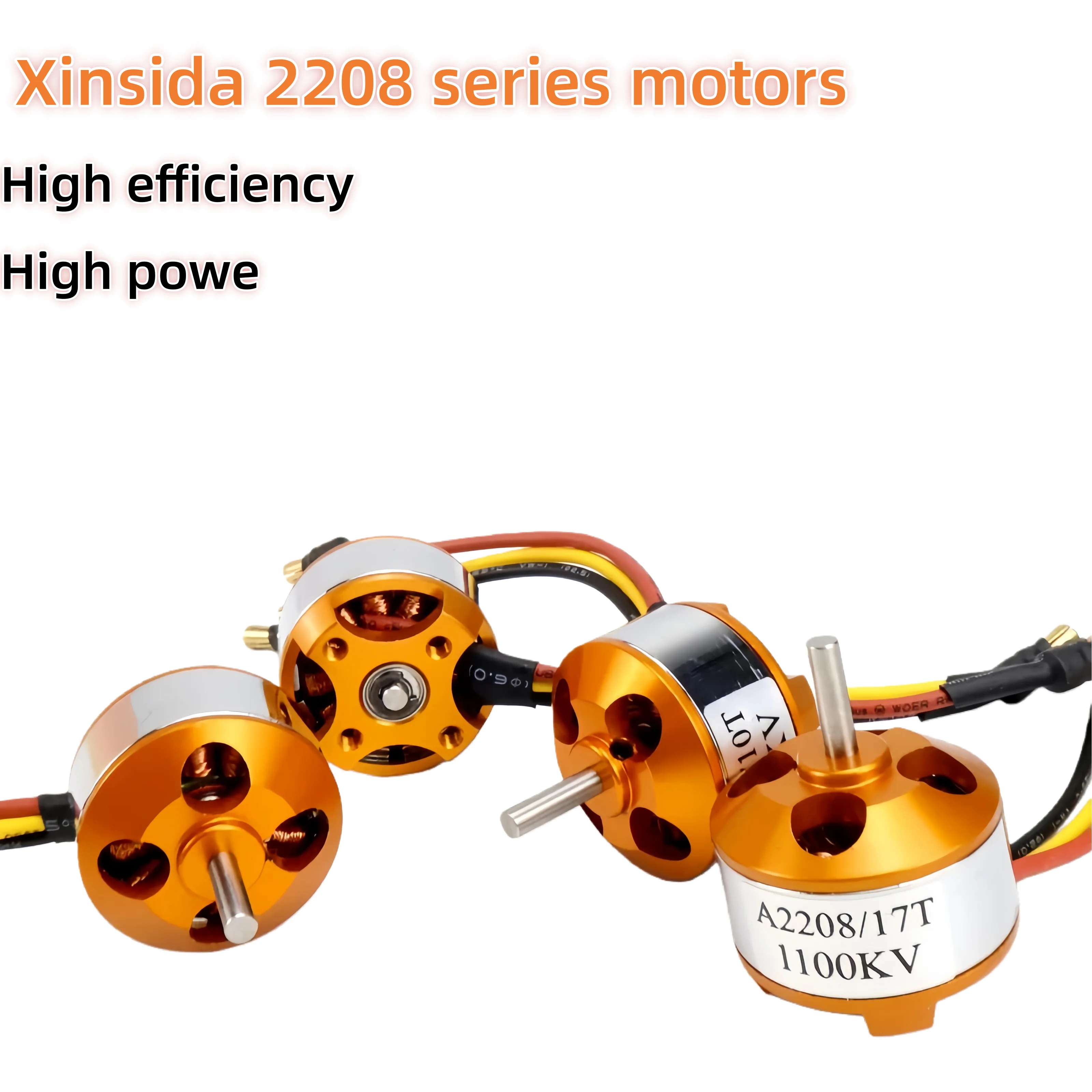 XXD A2208 Serie 1000KV 1100KV 1400KV 1800KV bürstenloser Modellflugzeugmotor, geeignet für Starrflügel- und Mehrrotorflugzeuge