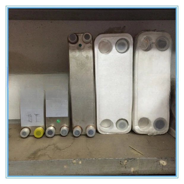 Air conditioning unit fluorine water exchange stainless steel brazed plate heat exchanger condensation evaporation cold