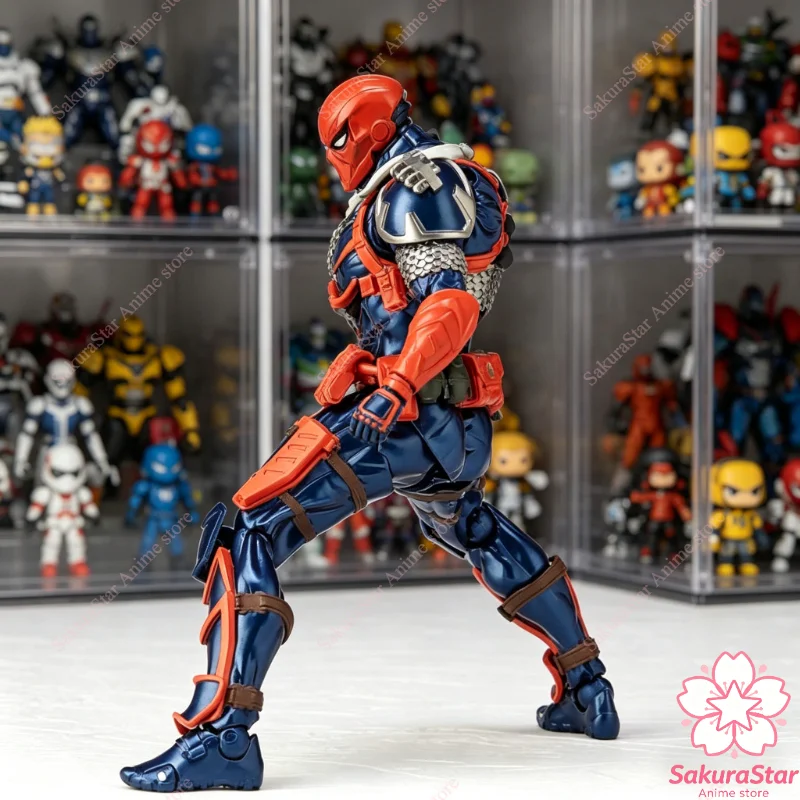 

【In Stock】Kaiyodo Yamaguchi Harley Quinn Deathstroke DC Anime Action Figure Movable Model Original Box Collectible Toy